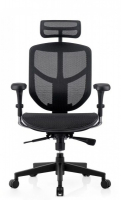 Кресло FALTO ENJOY  PROJECT 2 ( Чёрный каркас /сетка чёрный W09-01  /крестовина металл)
