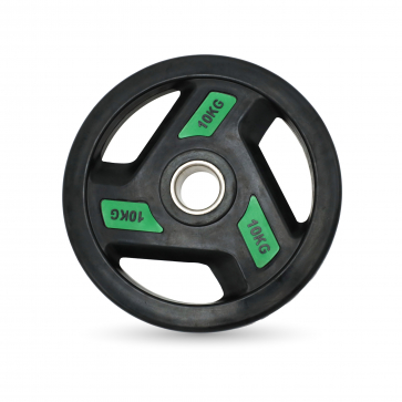 Диск обрезиненный c хватом UNIX Fit PRO 10 кг, 51 мм - 1