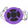 Качели-гнездо подвесные UNIX Kids Purple 100 - 2